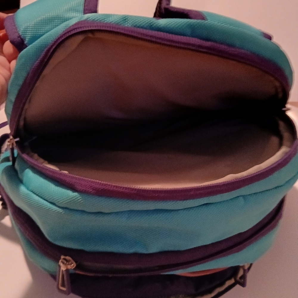 Magellan Outdoors Blue and Purple Backpack with Structured Design. Very Nice!! - Picture 9 of 12